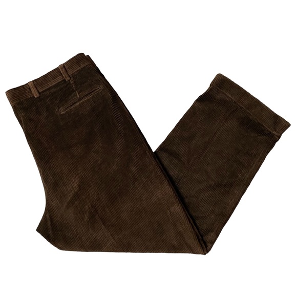 Brooks Brothers Pants Vintage Brooks Brothers Corduroy Pants Wide Wale Brown Mens 36 X 29